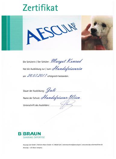 Aesculap zertifikat